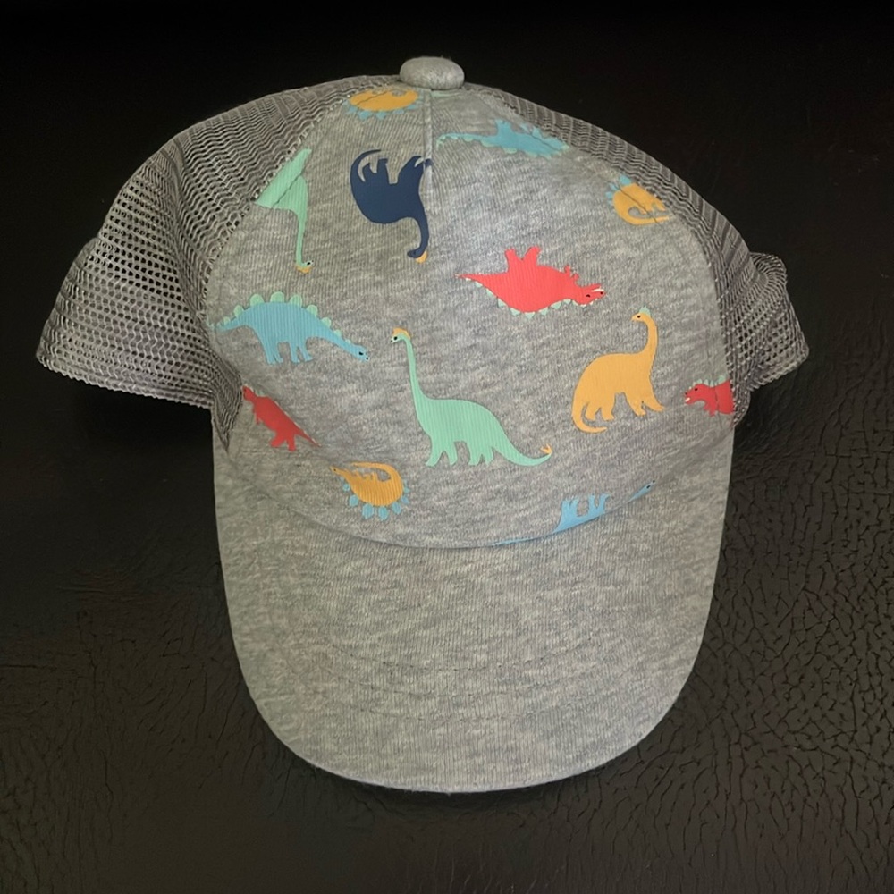 Toddler Baseball Cap Sun Hat Printed Dinosaurs Pattern & Solid Color 1-3t